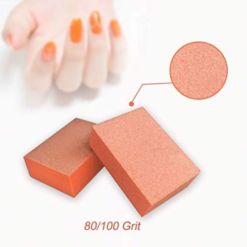 MARYTON Nail Buffer Kit - 130 Premium Mini Block Files
