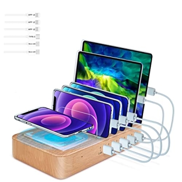 Fastest Charging Station for Multiple Devices with Stylish Design for Home and Office