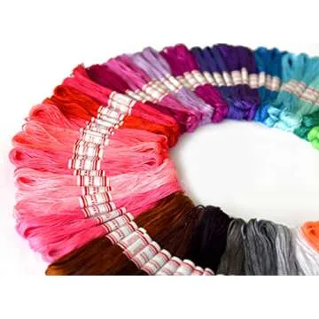 Premium 108 Colors Embroidery Floss for Crafts and Bracelets