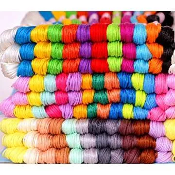 Premium 108 Colors Embroidery Floss for Crafts and Bracelets