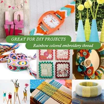 Premium 108 Colors Embroidery Floss for Crafts and Bracelets