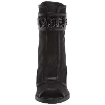 Karl Lagerfeld Paris Women's Blayze Fashion Bootie Ankle Boot, Black, 6