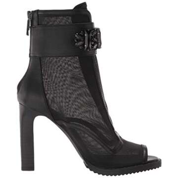 Karl Lagerfeld Paris Women's Blayze Fashion Bootie Ankle Boot, Black, 6