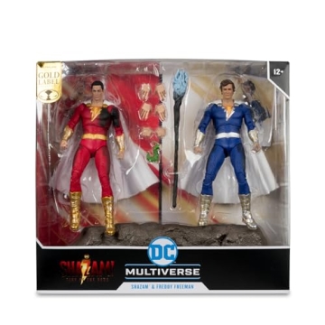 McFarlane Gold Label Shazam & Freddy Action Figures 2pk