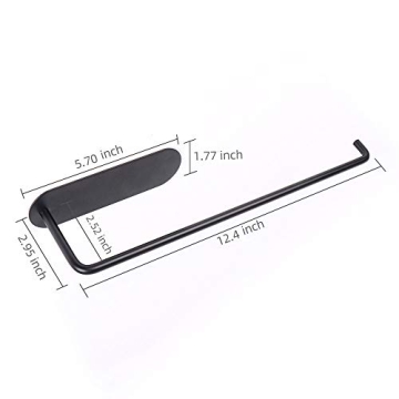 Stylish Adhesive Paper Towel Holder for Easy Use