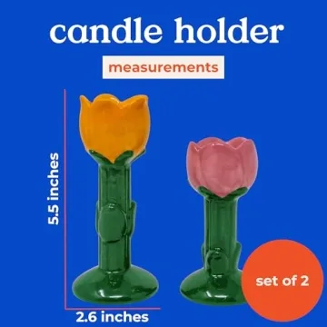 Colorful Candle Holders for Vibrant Home Decor