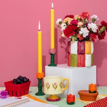 Colorful Candle Holders for Vibrant Home Decor