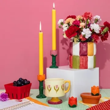 Colorful Candle Holders for Vibrant Home Decor