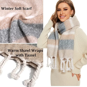 ELEHOLD Luxury Shawl Wrap Scarf for Women in Winter Comfort