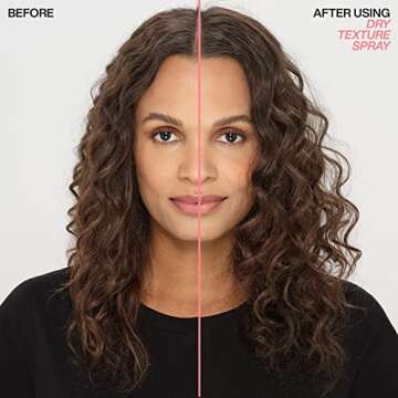 Redken Dry Texture Hairspray For All Hair Types - Lightweight Volumizing Spray, Airy and Beachy Texture, Medium Hold