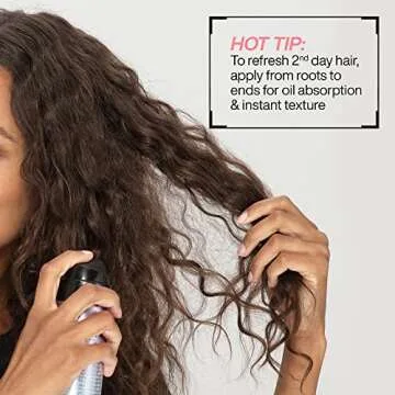 Redken Dry Texture Hairspray For All Hair Types - Lightweight Volumizing Spray, Airy and Beachy Texture, Medium Hold