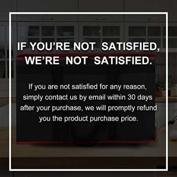 Bodaon 2-Pack Insulated Food Delivery Bag, XXX-Large Meal Grocery Tote Insulation Bag for Hot and Cold Food, Commercial Warming, Large Capacity Reusable Shopping Bags, Cooler Bags (Black + Black-Red)