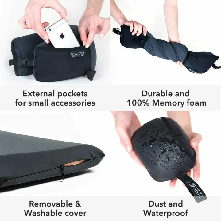 Banale Omni Pillow - 3-in-1 Travel Comfort Solution