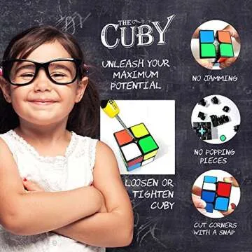 Original Smooth Puzzle Cube - A 2x2 Speed Cubing Toy