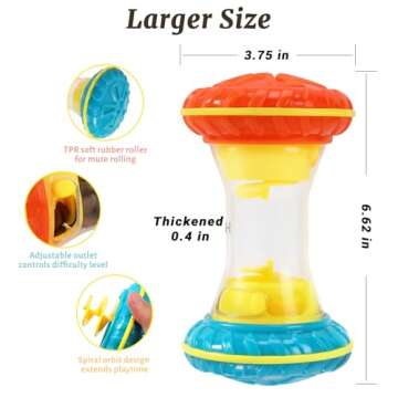 MateeyLife Treat Dispensing Dog Toys, Dog Treat Toy, Dog Enrichment Toys for Large Dogs, Interactive Dog Toys for Small Dogs, Dog Puzzles for Smart Dogs, Dog Toys to Keep Them Busy & Mental Stimulated