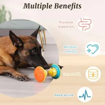 MateeyLife Treat Dispensing Dog Toys, Dog Treat Toy, Dog Enrichment Toys for Large Dogs, Interactive Dog Toys for Small Dogs, Dog Puzzles for Smart Dogs, Dog Toys to Keep Them Busy & Mental Stimulated