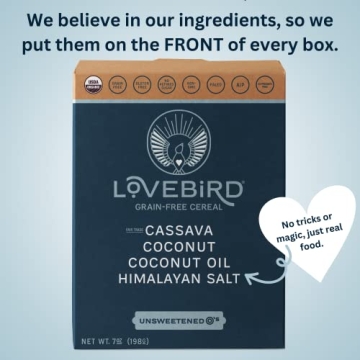 Organic Grain-Free Paleo Cereal - Lovebird Healthy Snacks