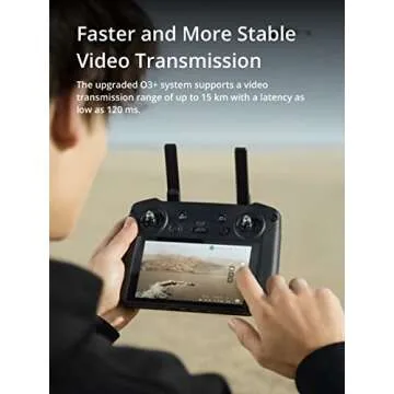 DJI RC Pro, High-Performance Remote Controller for DJI Mavic 3 Pro and More, High-Bright 1080p Screen, 15 km Transmission Range, Ideal for Outdoor Use Aerial Photography