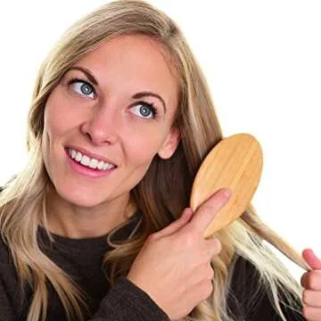 Dovahlia Boar Bristle Brush Set for Healthy Hair