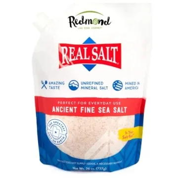 REDMOND Real Sea Salt - Natural Unrefined Gluten Free Fine Sea Salt 26 Oz