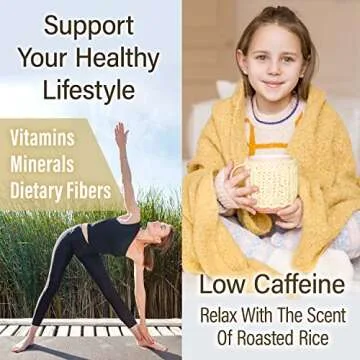 Genmaicha Green Tea with Matcha - Low Caffeine Japanese Tea