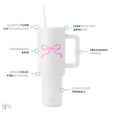 Simple Modern 40 oz Stylish Tumbler with Handle