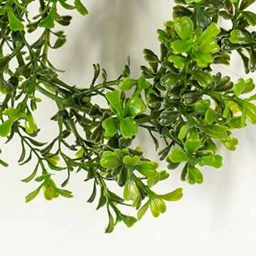 Factory Direct Craft Artificial Green Boxwood Garland - 9 Feet Long