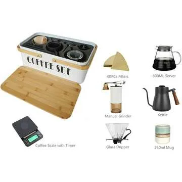 Portable Pour Over Coffee Maker Set: Perfect for Travel