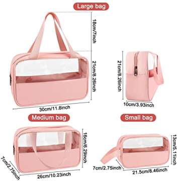 Stylish APREUTY Toiletry Bag Set for Travel & Kids