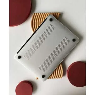 KEROM Compatible with Crocodile MacBook Pro 15 inch Case 2019 2018 2017 2016 Release A1990 A1707 with Touch Bar, Crocodile Skin Alligator Skin PU Leather Hard Shell Case & Keyboard Cover, White