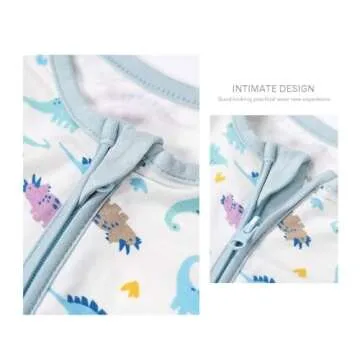 Soft Bamboo Baby Pajamas with Mittens and Feet Cuffs