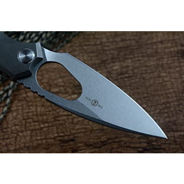 TwoSun TS382 Pocket Knife with 14C28N Steel Blade