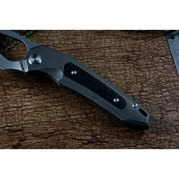 TwoSun TS382 Pocket Knife with 14C28N Steel Blade