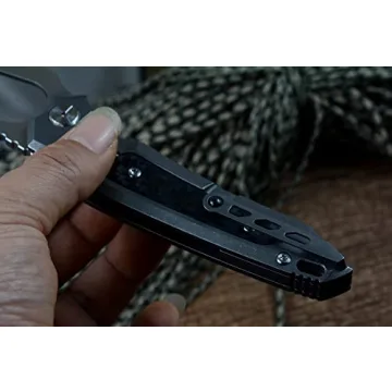 TwoSun TS382 Pocket Knife with 14C28N Steel Blade