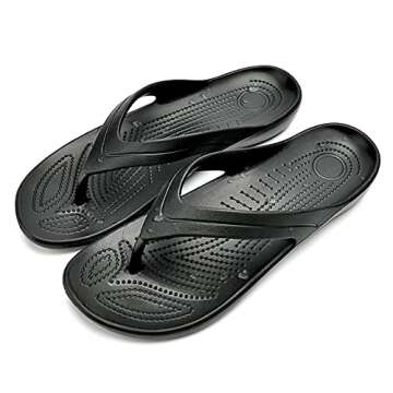 Temi Women's Flip Flops - Comfortable Summer Sandals