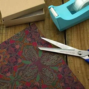 GRAPHICS & MORE Purple Floral Mosaic Pattern Premium Kraft Roll Gift Wrap Wrapping Paper