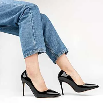 Stylish COLETER Middle Heels with Comfortable Fit for Women