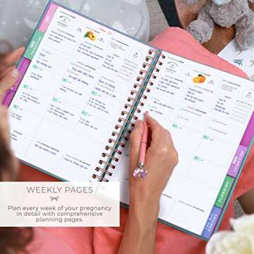 Clever Fox Pregnancy Journal & Memory Book - Pregnancy Planner & Notebook for Expecting Moms – Bab...