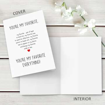 Valentines Day Gifts for Him Her, Valentine’s Day Card for Boyfriend Girlfriend, Romantic Valentine’s Day Card for Husband Wife, Mens Valentines Gifts Wedding Anniversary Birthday Gifts for Women Men