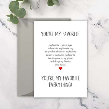 Valentines Day Gifts for Him Her, Valentine’s Day Card for Boyfriend Girlfriend, Romantic Valentine’s Day Card for Husband Wife, Mens Valentines Gifts Wedding Anniversary Birthday Gifts for Women Men