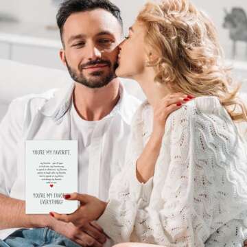 Valentines Day Gifts for Him Her, Valentine’s Day Card for Boyfriend Girlfriend, Romantic Valentine’s Day Card for Husband Wife, Mens Valentines Gifts Wedding Anniversary Birthday Gifts for Women Men