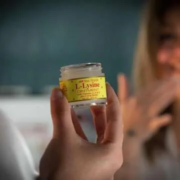 Basic Brands L-Lysine Ointment, Cold Sore Fever Blister Relief, Soothes Chapped Lips and Dry Skin, Goes on Clear, 0.875 oz (Pack of 1)