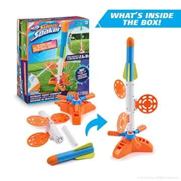 NERF Super Soaker SkyBlast Target Sprinkler for Kids Outdoor Play – Summer Water Games