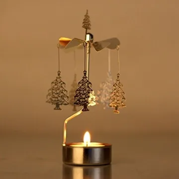 Charming Rotating Candle Holder for Any Occasion