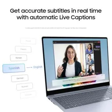 SAMSUNG 15.6" Galaxy Book4 Edge Business Laptop, Copilot + AI PC Computer, Snapdragon X Plus Processor, Live Captions, FHD LED Anti-Glare Display, Long-Lasting Battery, 2024 Version, NP754XQA-KB2US