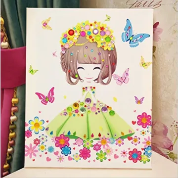 Enjonar 586pcs Jewels Stickers for Creative Crafts
