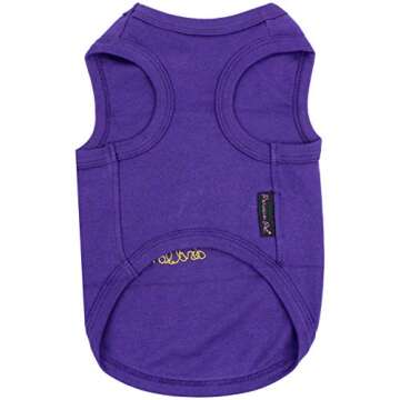 Parisian Pet Dog T-Shirt - Embroidered Spoiled Rotten Dog Shirt - 100% Cotton, Breathable Dog Tee Sh...