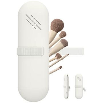 JDZJUCHU Travel Makeup Brush Holder for Organized Beauty