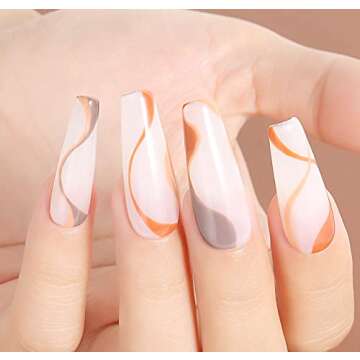 AIMEILI Nude Brown Gel Polish Set of 12 - Perfect for Gifting