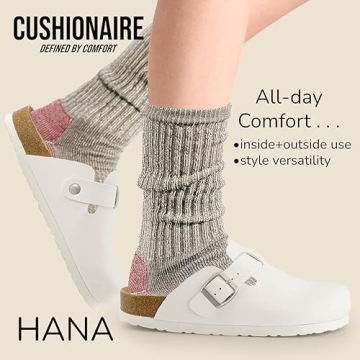 CUSHIONAIRE Hana Women’s Vegan Clogs | Comfy Summer Shoes
